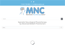 Tablet Screenshot of manchesterneurotherapy.co.uk